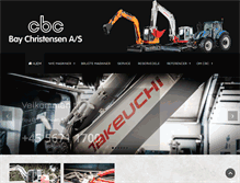 Tablet Screenshot of baychristensen.dk